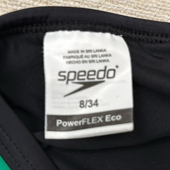 SPEEDO Powerflex Eco 1-piece training/competition suit size 8/34 - Picture 6 of 9